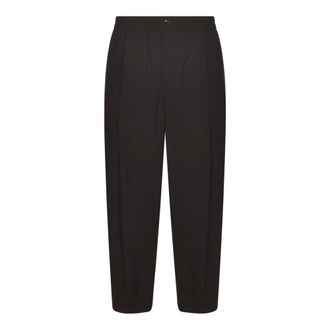 Giorgio Armani Straight Trousers, male, Brown, M, Straight Trousers