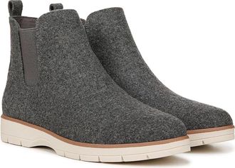 Dr. Scholls Northbound Boots Womens Charcoal Round Toe Chelsea HTAT1111