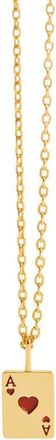 Estella Bartlett Ace of Hearts Pendant Necklace in Gold at Nordstrom