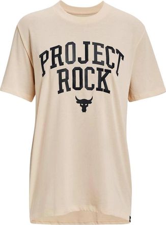 Under Armour (WMNS) Under Armour Project Rock Heavyweight Campus T-Shirt Peach Puff 1377449-804