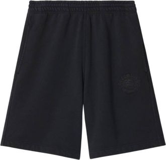 Burberry EKD Embroidered Cotton Shorts, Size X-Small