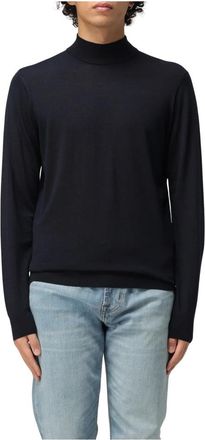 Drumohr Rasato Sweaters voor Mannen - Heren - Coltruien - Zwart - L - Truien & Vesten