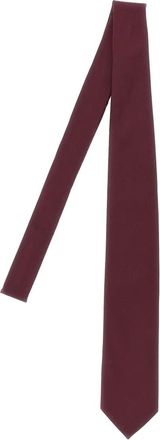 Pal Zileri Cravatta in seta a coste - Rosso