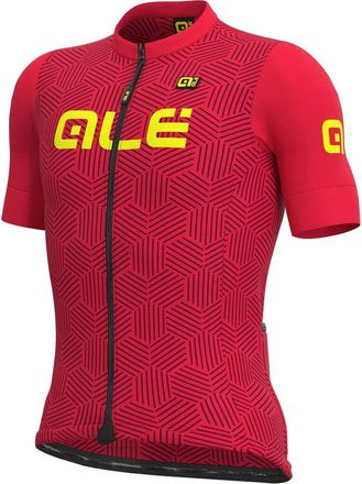 Alé Mens Ss Solid Cross Jersey, red, M
