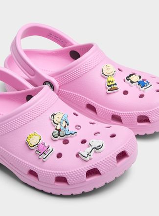 Crocs Womens Peanuts clog charms 5-piece set