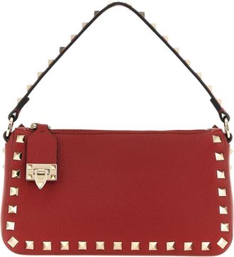 Valentino Garavani Red Rockstud Small Shoulder Bag