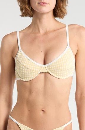 Dippin' Daisy's Swimwear West Coast Underwire Bikini Top in Latte/Ivory at Nordstrom Rack, Size X-Small