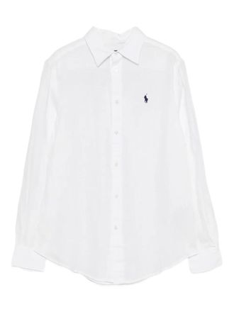 Polo Ralph Lauren Camicia con logo ricamato - Bianco
