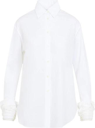 Jil Sander Shirt - Dames - Overhemden - Wit - S - Overhemden