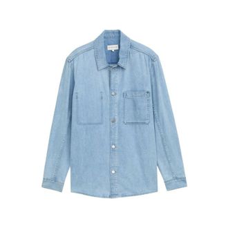 Tom Tailor Denim Shirt - Heren - Overhemden - Blauw - Maat: M Denim