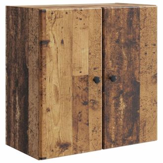 vidaXL Armario De Pared Madera Envejecida 59 X 31 X 60 Cm Vidaxl