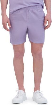 Bloomingdale's Essential Slim Fit Linen & Cotton Shorts in Wisteria at Nordstrom Rack, Size Xx-Large