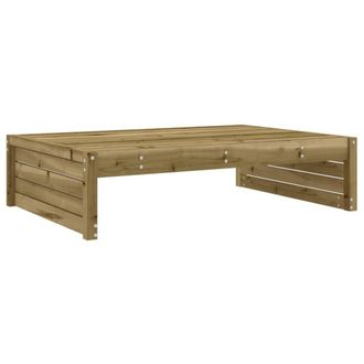 Berkfield Home Garden Footstool 120x80 cm Impregnated Wood Pine in Brown