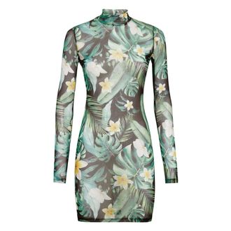 Philipp Plein Dames, Jurken, Groen, Maat: XL Jersey