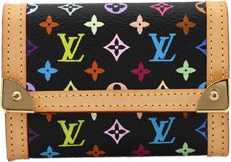 Louis Vuitton Noir Monogram Multicolore Canvas Coin Purse/Coin Case (Pre-Owned)