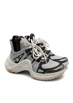 Louis Vuitton Silver Archlight Trainers Size 39