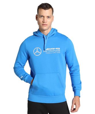 Puma Mens Mercedes-AMG Petronas Motorsport Hoodie LUltra Blue, Ultra blue