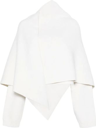 Alberta Ferretti Giacca asimmetrica drappeggiata - Toni neutri