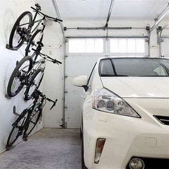 OEM Soporte De Pared Para Bicicletas De Acero Al Carbono - Juego De 3 - Carga M&aacute;xima 100 Kg - Compatible Con Bicicletas De Monta&ntilde;a, De Carretera Y Plegabl
