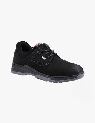 Hush Puppies Mens Hush Puppies PELE Mens Leather Shoes Black Nubuck - Size: 12