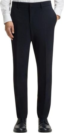 HUGO BOSS Hugo, Suit Trousers, male, Blue, Size: XL Slim Fit Suit Trousers