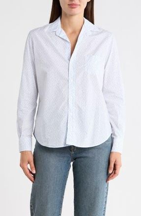 Frank & Eileen Relaxed Button-Up Shirt in Blue Flamingos at Nordstrom Rack, Size Xx-Small