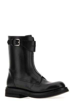 Alexander McQueen Black Stivali Boot