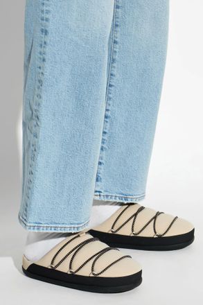 Moon Boot MB SOFT SLIPPER Shoes, Womens, Beige