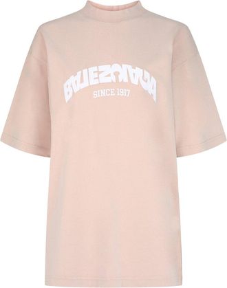 Balenciaga Backflip Embroidered Logo T-Shirt