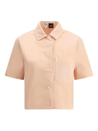Loewe x Paula Ibizas cropped shirt - Pink