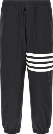 Thom Browne Track Shiny Ripstop Joggers - Heren - Sweatpants - Blauw - XL - Broeken