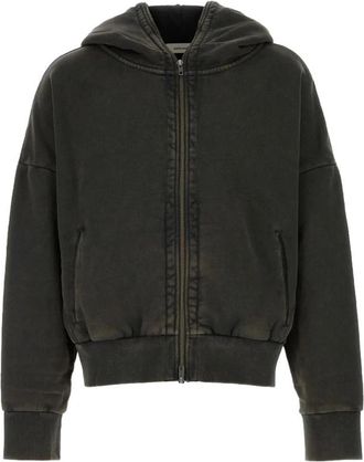 Entire studios Eternal Zip Hoodie - Heren - Vesten met rits - Zwart - S - Katoen - Hoodies & sweatvesten
