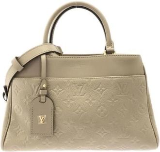 Louis Vuitton Pre-owned M15231 Handbag - Dames - Vintage Handtas - Beige - ONE Size - Leer - Vintage