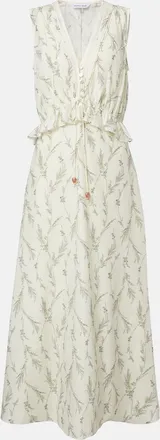 Veronica Beard Ollian cotton and silk voile minidress