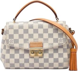 Louis Vuitton Pre-owned Croisette - Dames - Vintage Handtas - Wit - ONE Size - Leer - Vintage
