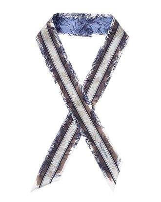 Ferragamo Feragamo Gravure Silk Scarf