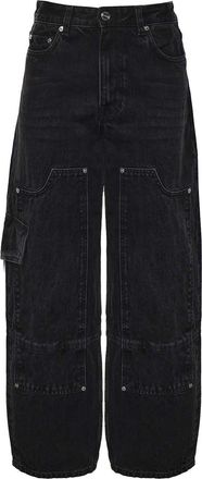 Ganni Essentials Rigid Denim Audri Black Washed