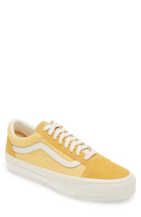 Vans Old Skool 36 Stripe Sneaker in Salt Wash Yellow/Multi at Nordstrom, Size 8