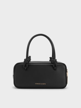 Charles & Keith Sammie Knotted-Handle Elongated Bag