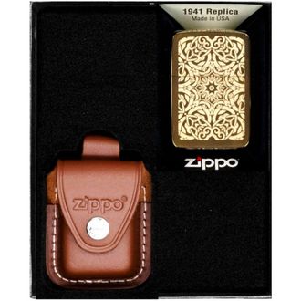 OEM Encendedor Zippo Dise&ntilde;o Ornamental Set De Regalo N.&deg; 4