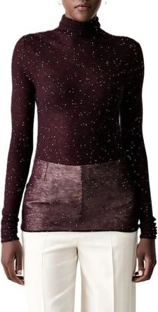 Pinko Coltruien - Dames - Coltruien - Paars - XS - Truien & Vesten