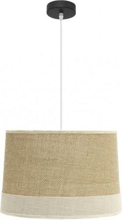Fabrilamp Colgante De Saco Con Acabados En Beig Modelo Tietar Fabrilamp