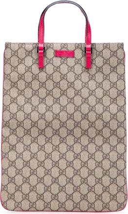 Gucci Pre-owned Womens Monogram Tote Bag - Tan Textile - One Size