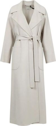 Max Mara Doris Lange Jas - Dames - Jas met riem - Beige - XS - Jassen