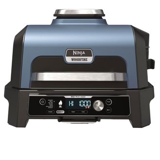 Ninja Woodfire Pro Connect Xl Parrilla El&eacute;ctrica Azul Y Negra