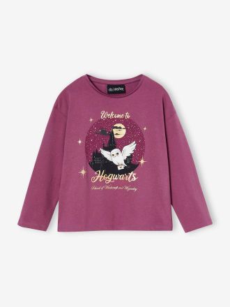 Harry Potter M&auml;dchen Shirt mit Hedwig HARRY POTTER pflaume