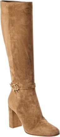 Gianvito Rossi Ribbon 85 Suede Knee-High Boot