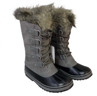 Sorel Womens Arctic Mid Calf Lace Up Warm Snow Boots In Gray