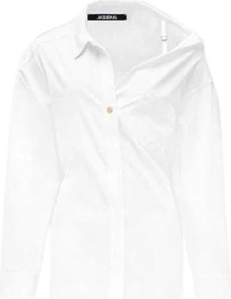 Jacquemus Shirt Kleedjes - Dames - Shirt Kleedjes - Wit - M - Kleedjes