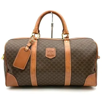 Celine Vintage, unisex, Bruin, ONE Size, Pre-owned Plastic Vintage Weekendtas